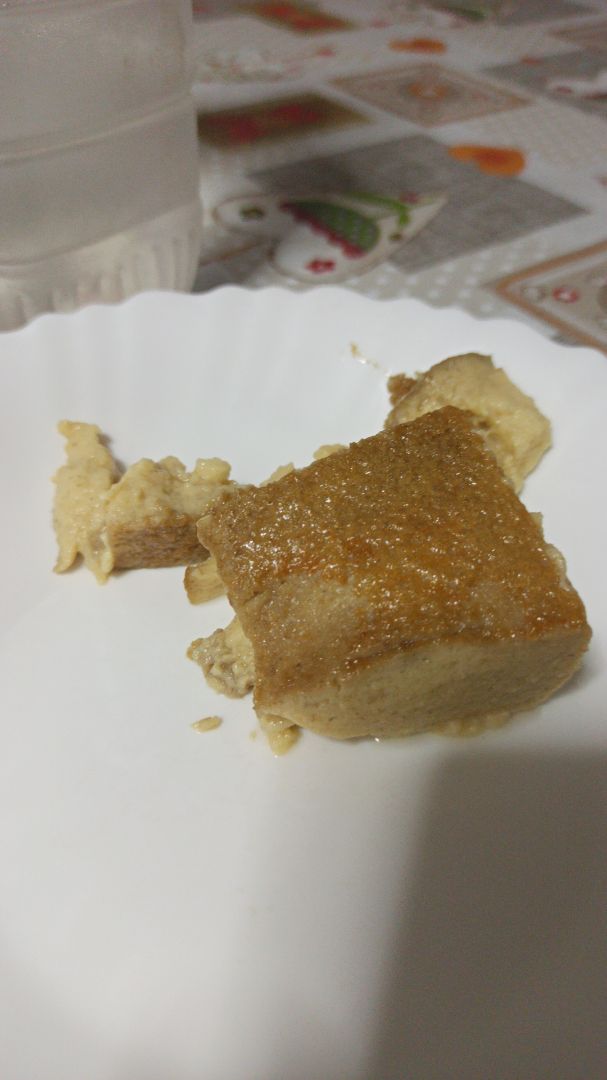 Flan de plátano Flan de plátano