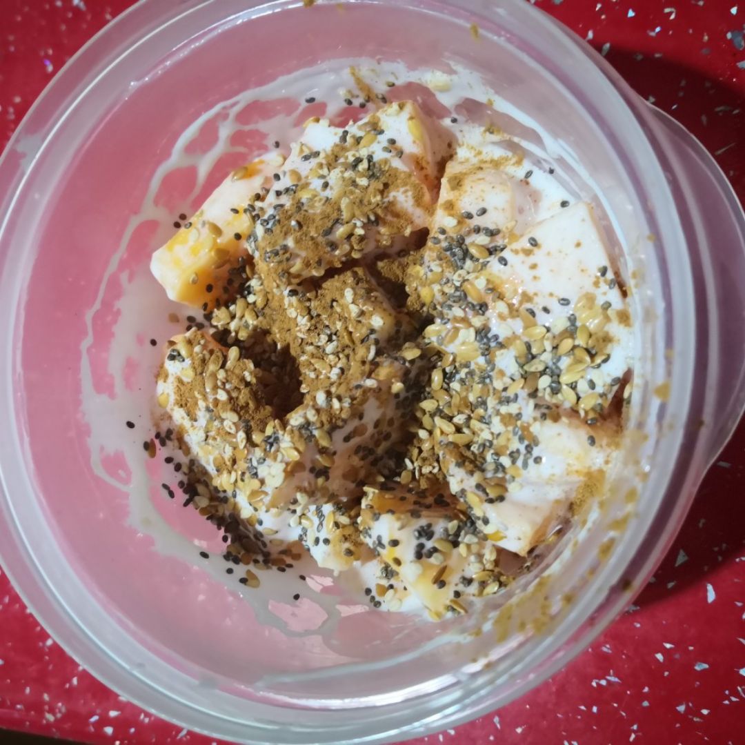 Persimmon con kefir Persimmon con kefir
