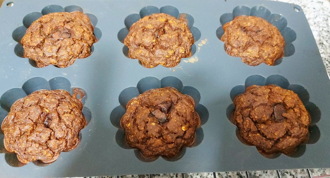 Muffins de calabaza, mandarina y cacao Paso 7 Muffins de calabaza, mandarina y cacao Paso 7