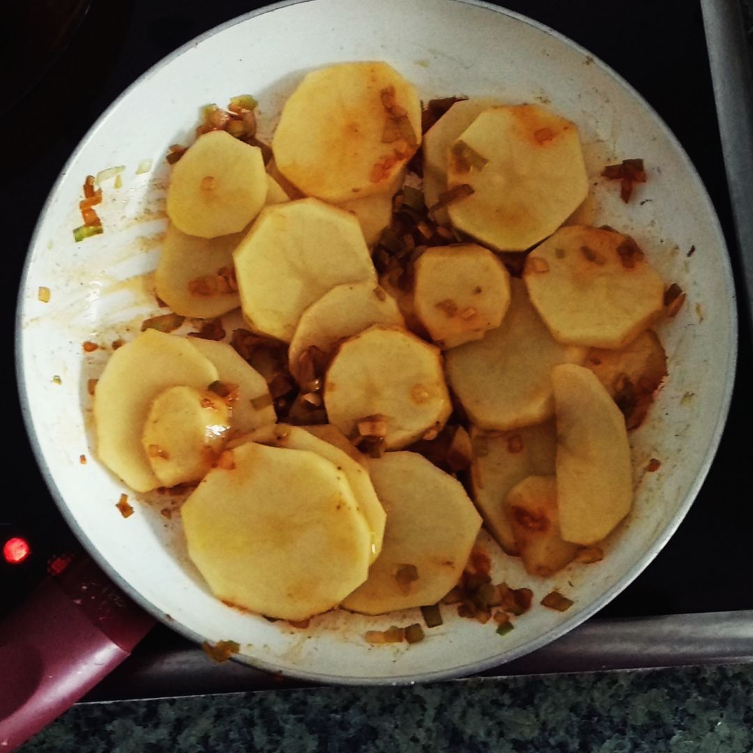 Ajo de patatas Paso 3 Ajo de patatas Paso 3