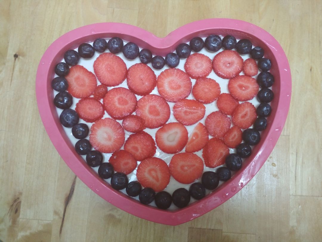 Tarta de queso con fruta Tarta de queso con fruta