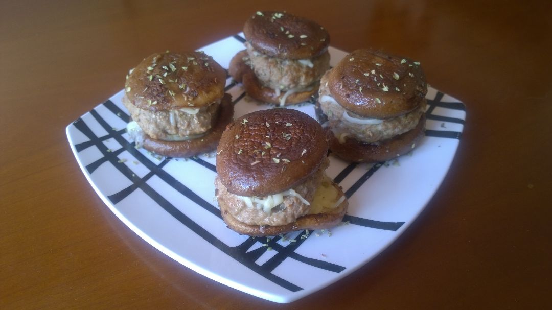 Mini Hamburguesa Shiitake Paso 4 Mini Hamburguesa Shiitake Paso 4