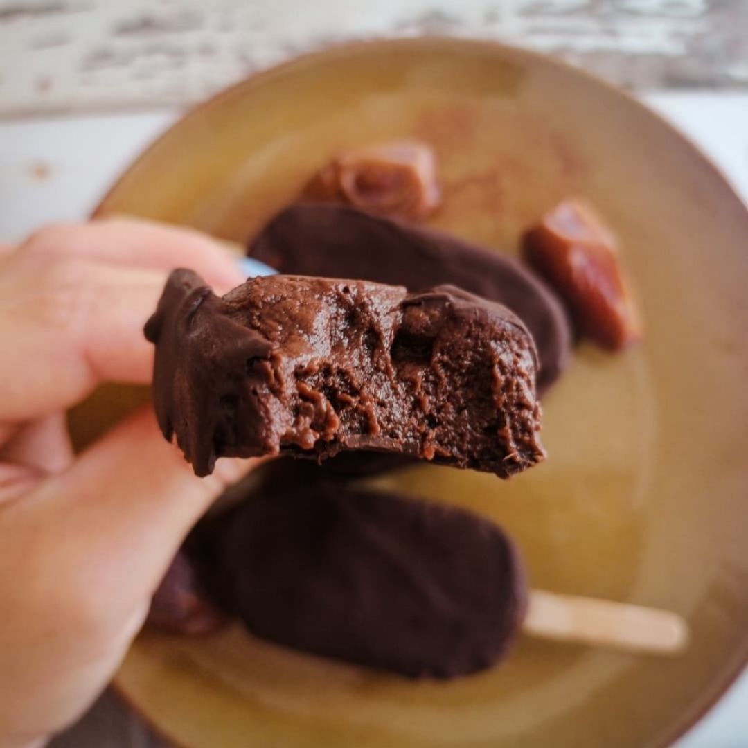 Helado bombón con solo 3 ingredientes Helado bombón con solo 3 ingredientes