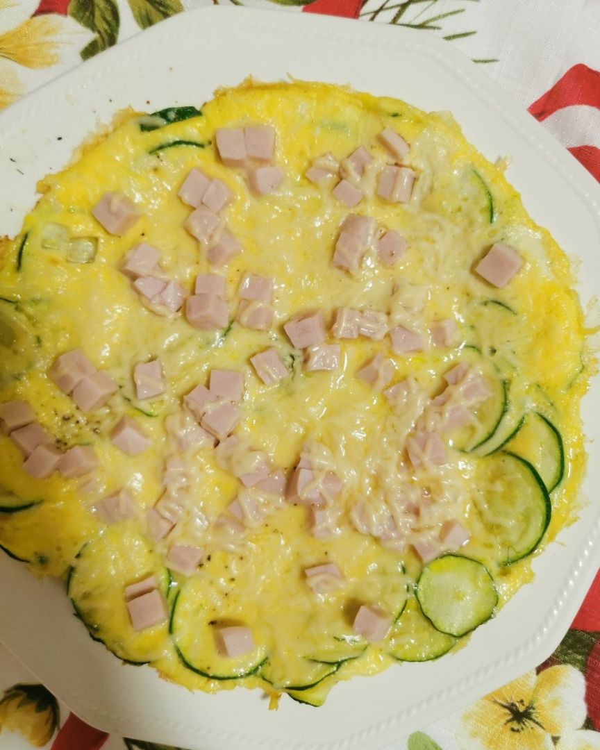 Pizza de calabacín Pizza de calabacín