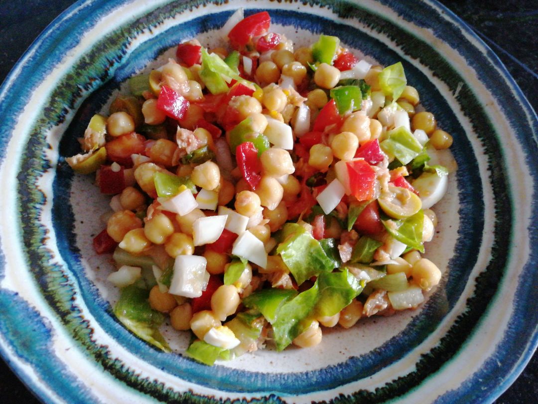 Ensalada de garbanzos