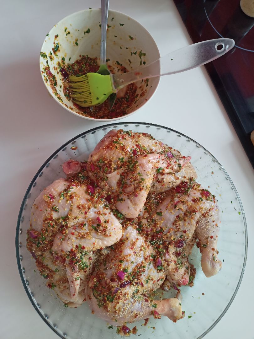 Pollo con mostaza y soja Paso 2 Pollo con mostaza y soja Paso 2