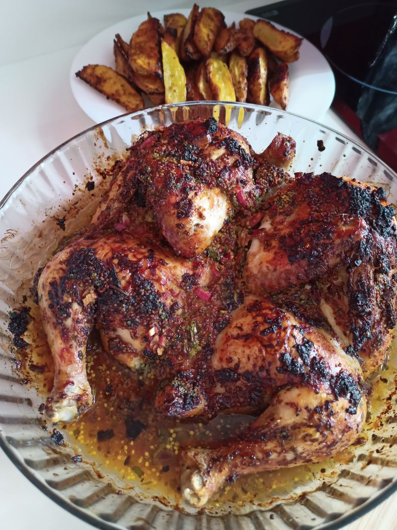 Pollo con mostaza y soja Paso 4 Pollo con mostaza y soja Paso 4