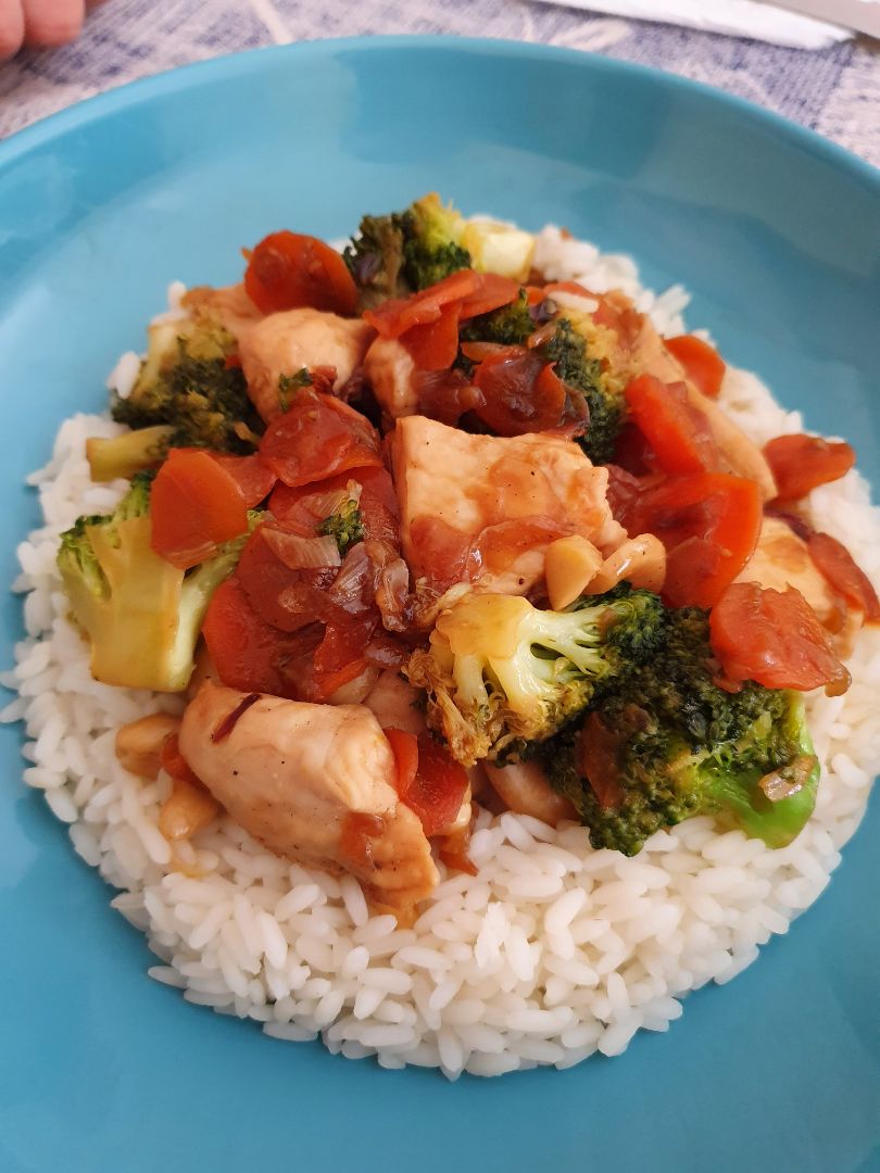 Pavo en salsa de soja con 🍚 Paso 4 Pavo en salsa de soja con 🍚 Paso 4