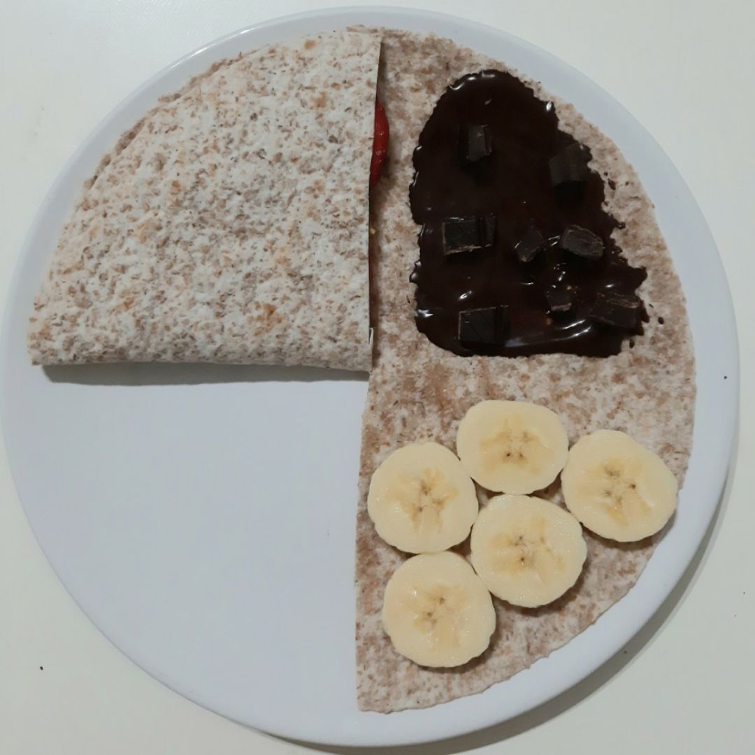 Idea de desayuno/merienda fácil, buenísima y con truqui😜 Paso 2 Idea de desayuno/merienda fácil, buenísima y con truqui😜 Paso 2