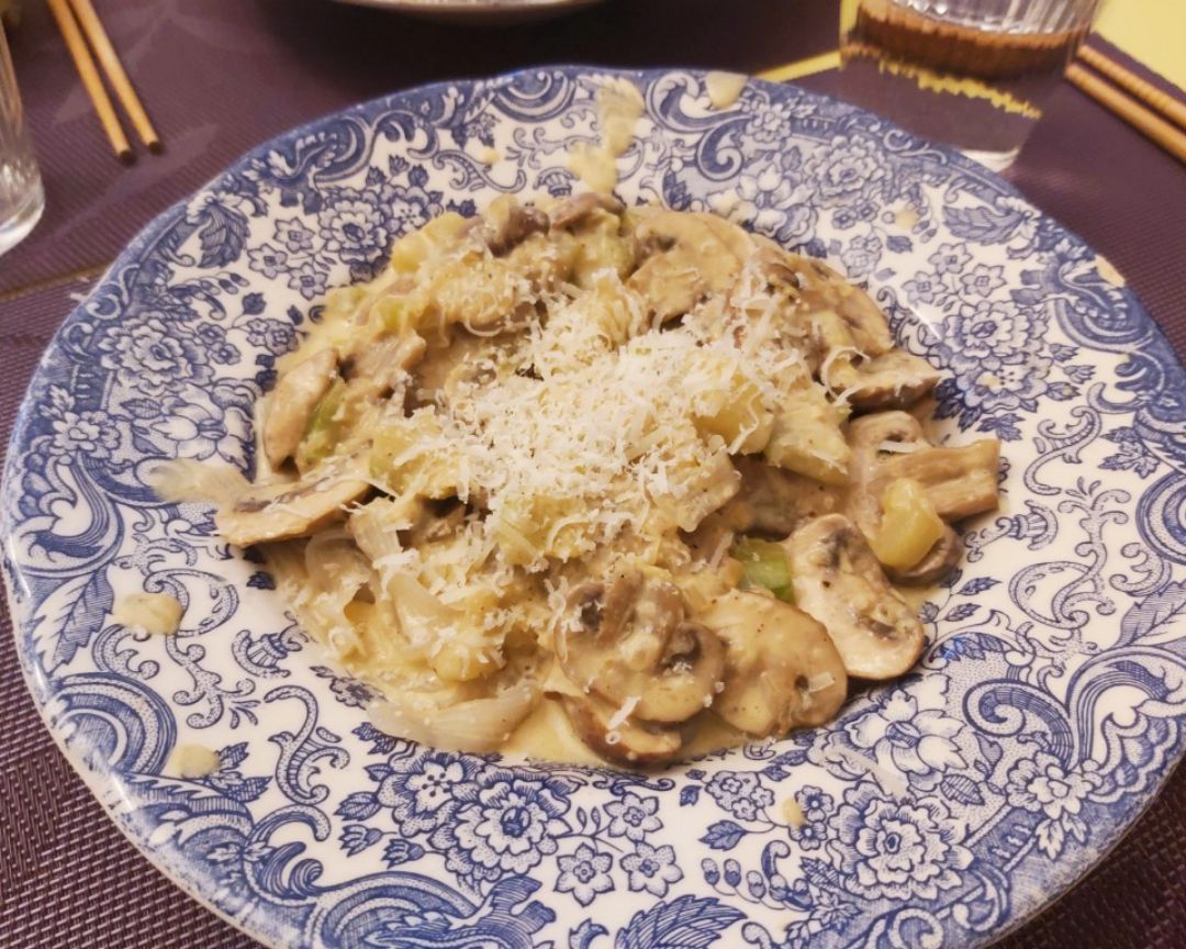 Noodle Konjac con calabacín y champiñones 🎊