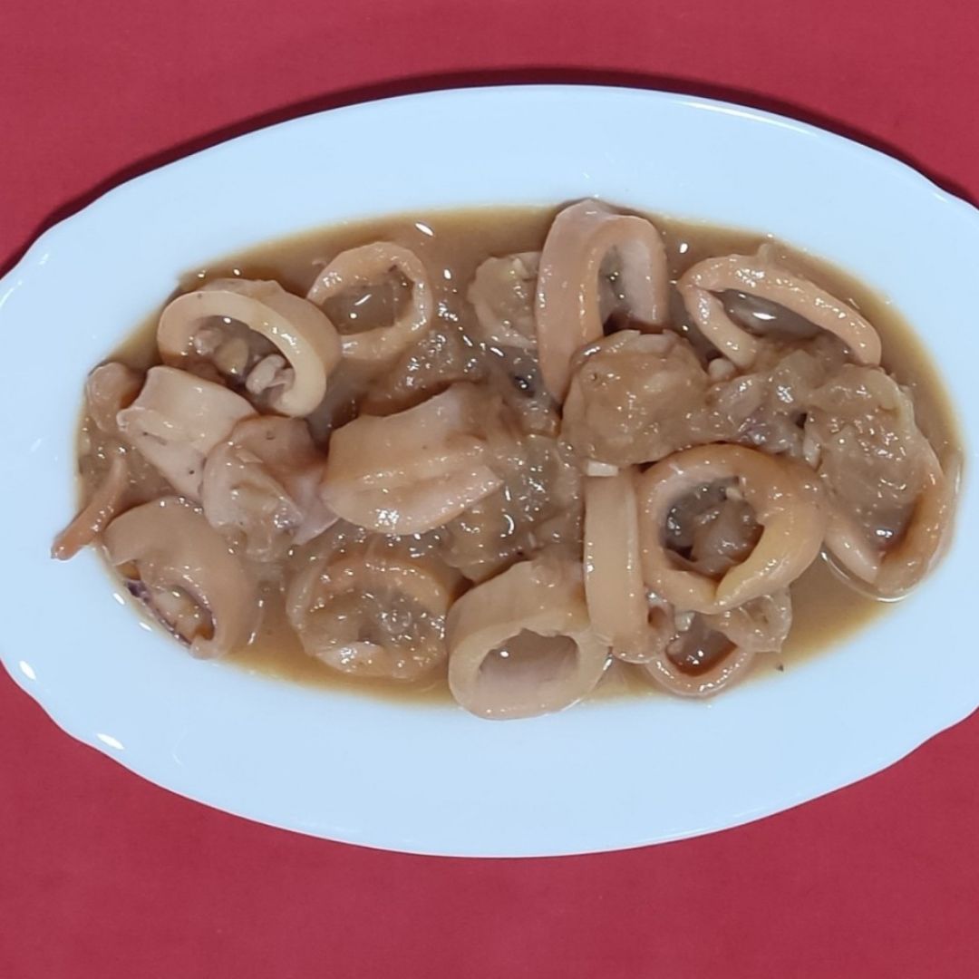 Calamares encebollados Calamares encebollados