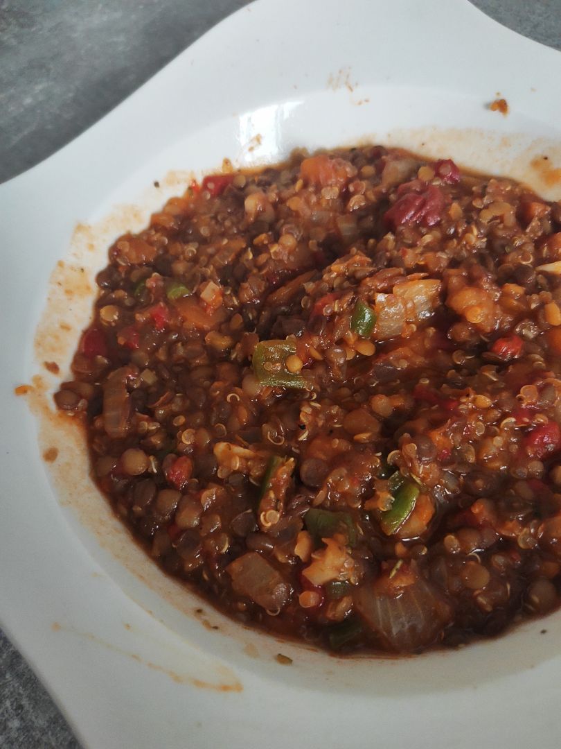 Lentejas con quinoa Lentejas con quinoa