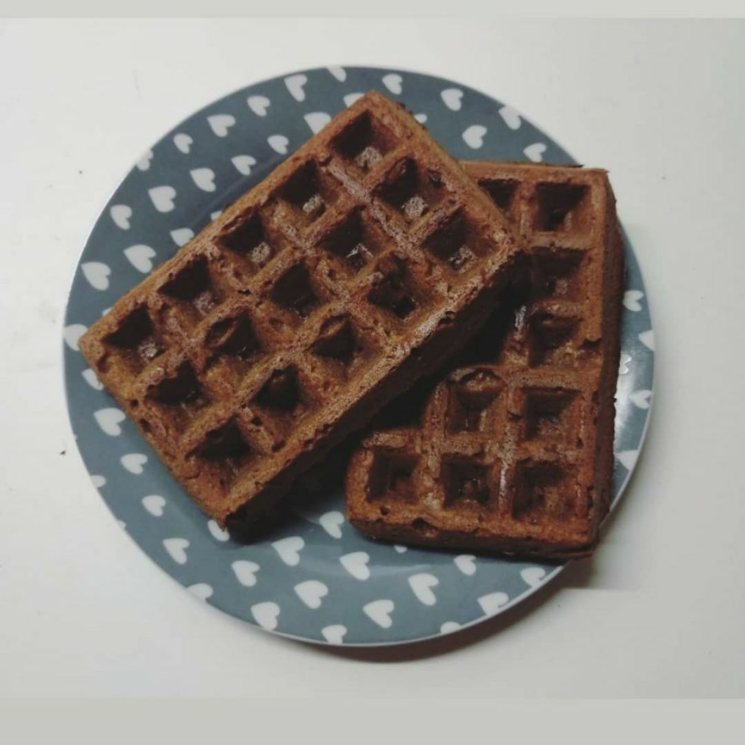 Gofres veganos con molde Gofres veganos con molde