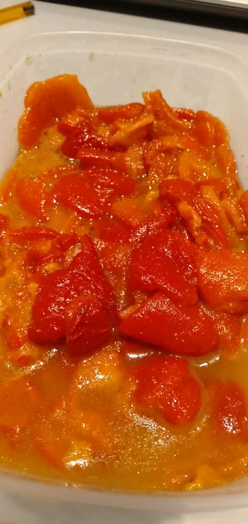 Ensalada de pimientos rojos Ensalada de pimientos rojos