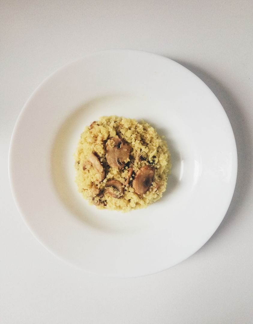 Colirroz con shiitake y champiñones Colirroz con shiitake y champiñones