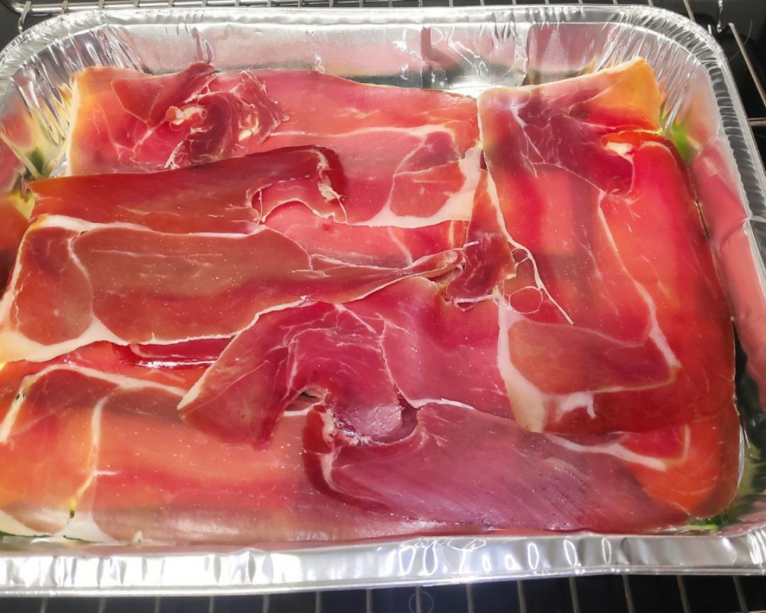 Calabacín con jamón serrano y tomate Paso 2 Calabacín con jamón serrano y tomate Paso 2