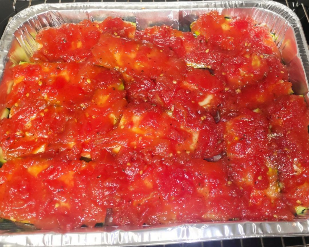 Calabacín con jamón serrano y tomate Paso 5 Calabacín con jamón serrano y tomate Paso 5