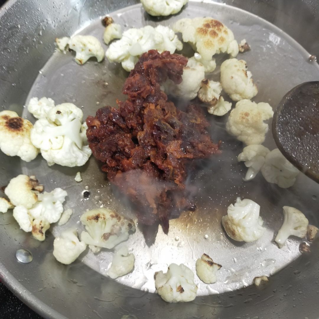 Arroz de coliflor y morcilla ibérica Paso 6 Arroz de coliflor y morcilla ibérica Paso 6