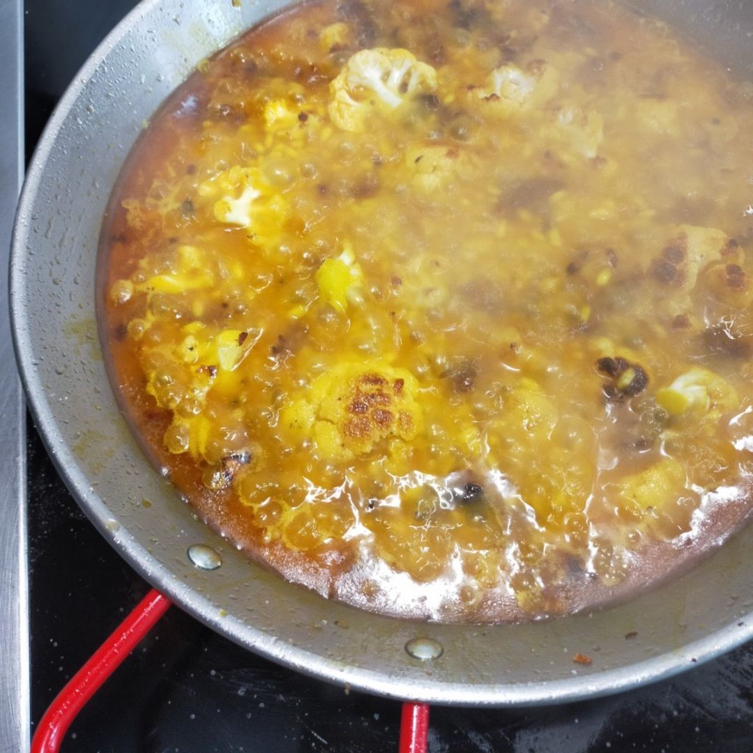 Arroz de coliflor y morcilla ibérica Paso 8 Arroz de coliflor y morcilla ibérica Paso 8