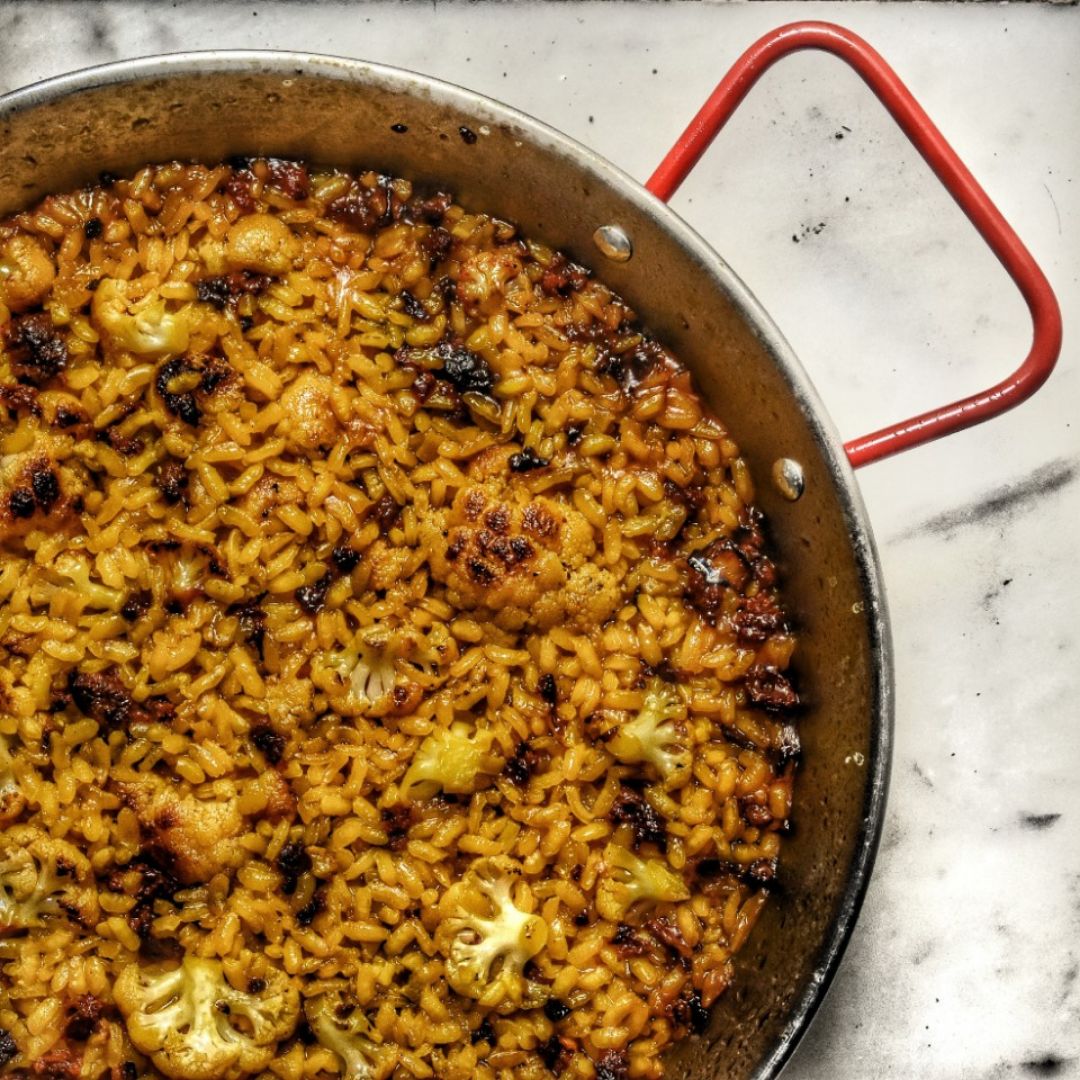 Arroz de coliflor y morcilla ibérica Paso 9 Arroz de coliflor y morcilla ibérica Paso 9