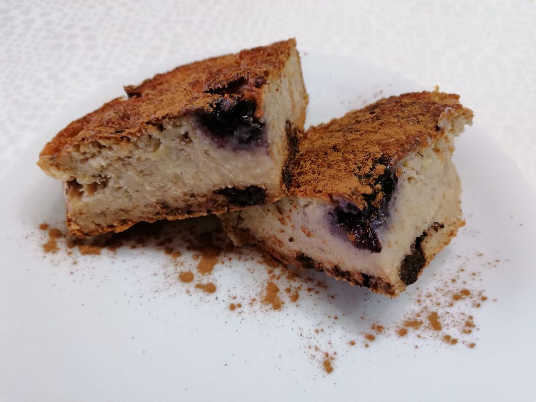 BIZCOCHO DE AVENA CON ARÁNDANOS BIZCOCHO DE AVENA CON ARÁNDANOS