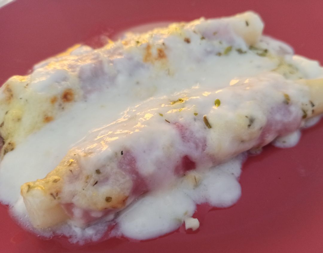 Canelones de espárragos Canelones de espárragos
