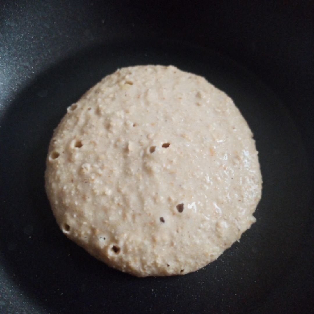 Tortitas de plátano veganas Paso 2 Tortitas de plátano veganas Paso 2