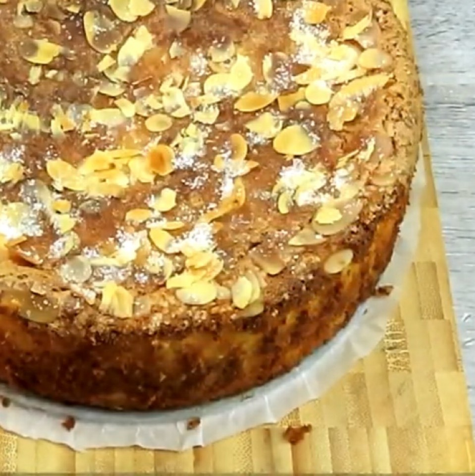Tarta de almendra y manzana Tarta de almendra y manzana