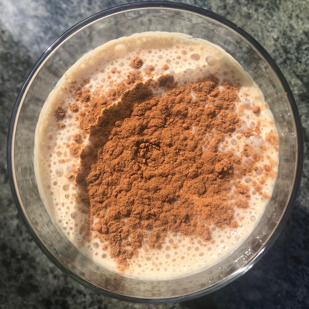 Batido de café con canela