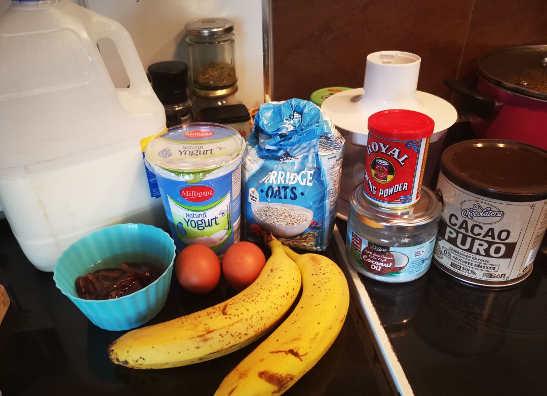 🍌🧁✨Muffins de plátano ✨🧁🍌 Paso 0 🍌🧁✨Muffins de plátano ✨🧁🍌 Paso 0