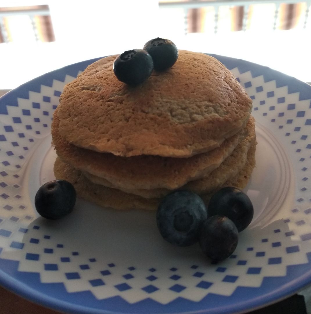 Tortitas de avena y plátano (vegan) Tortitas de avena y plátano (vegan)