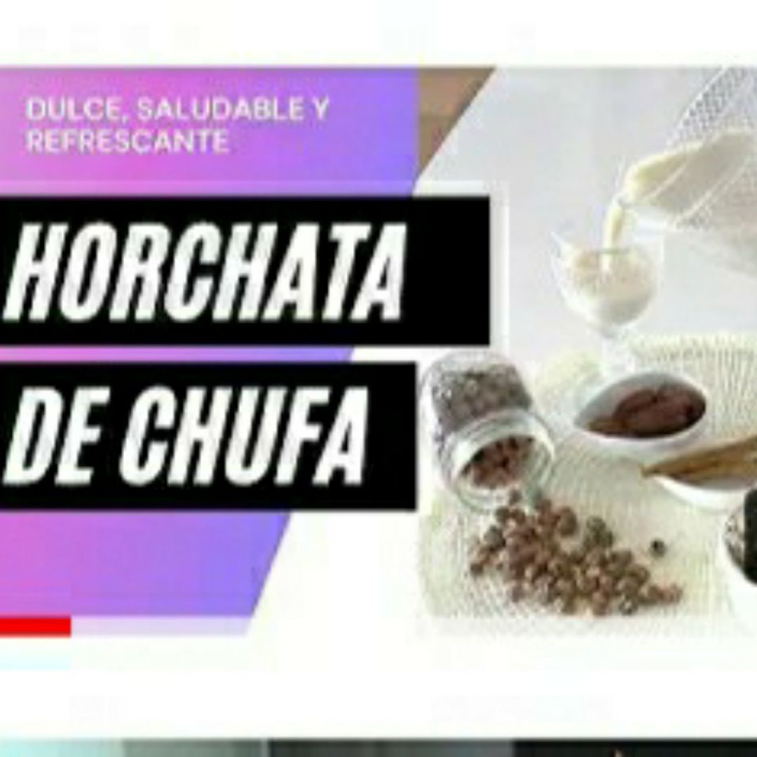 Horchata de chufa valenciana