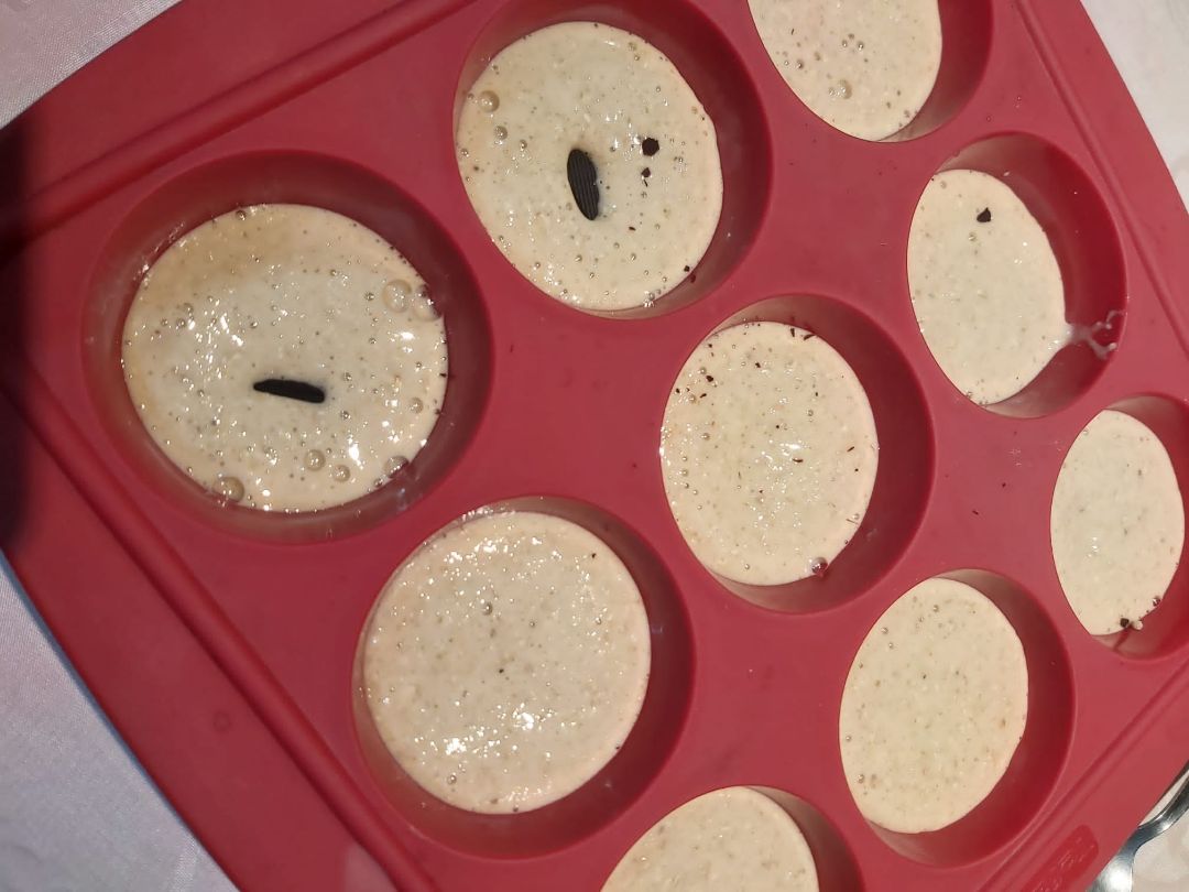 Muffins de avena y plátano con chocolate negro Paso 1