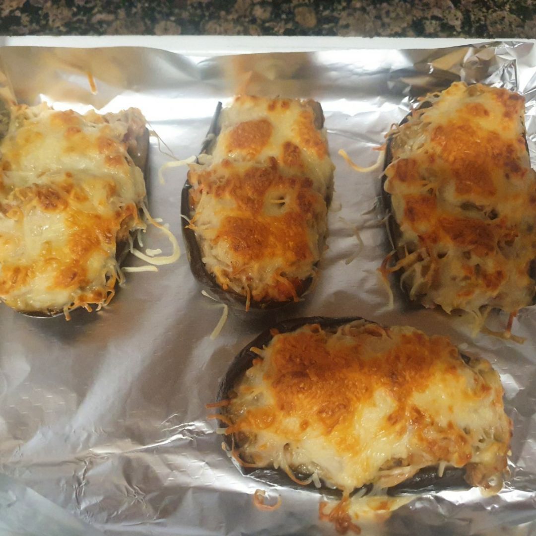 Berenjenas rellenas de atun Berenjenas rellenas de atun