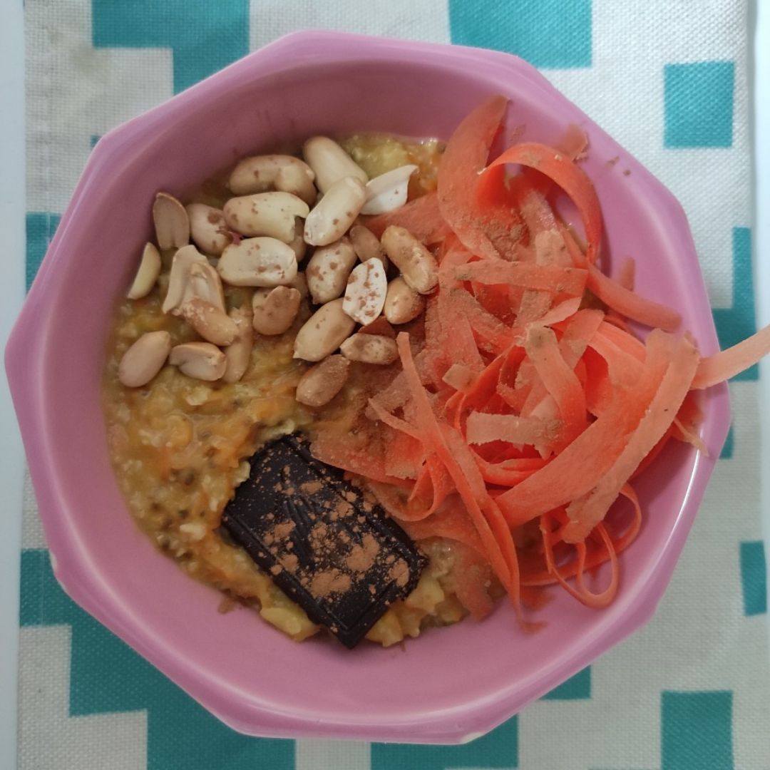 Porridge de zanahoria y manzana
