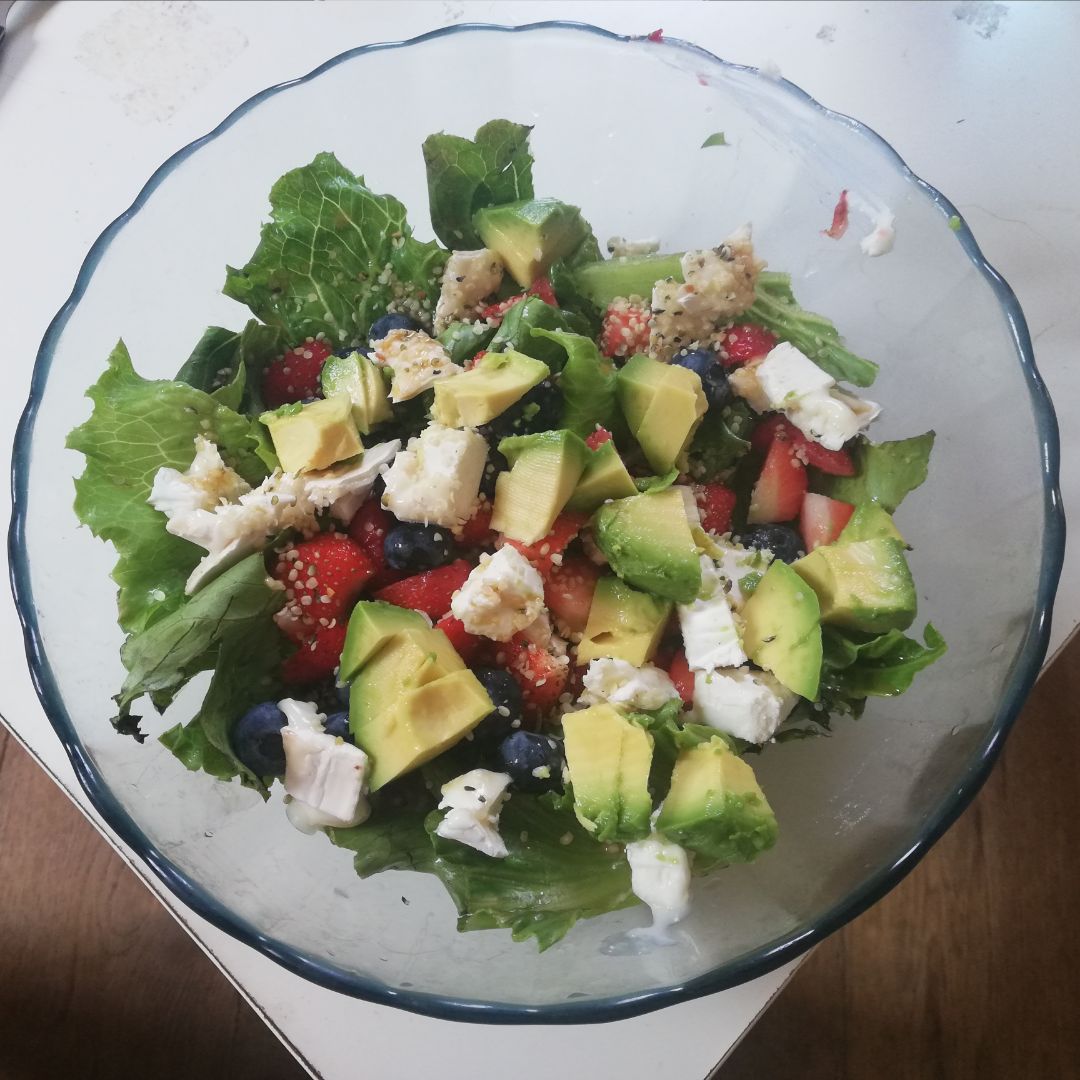 Ensalada de fruta veraniega Ensalada de fruta veraniega