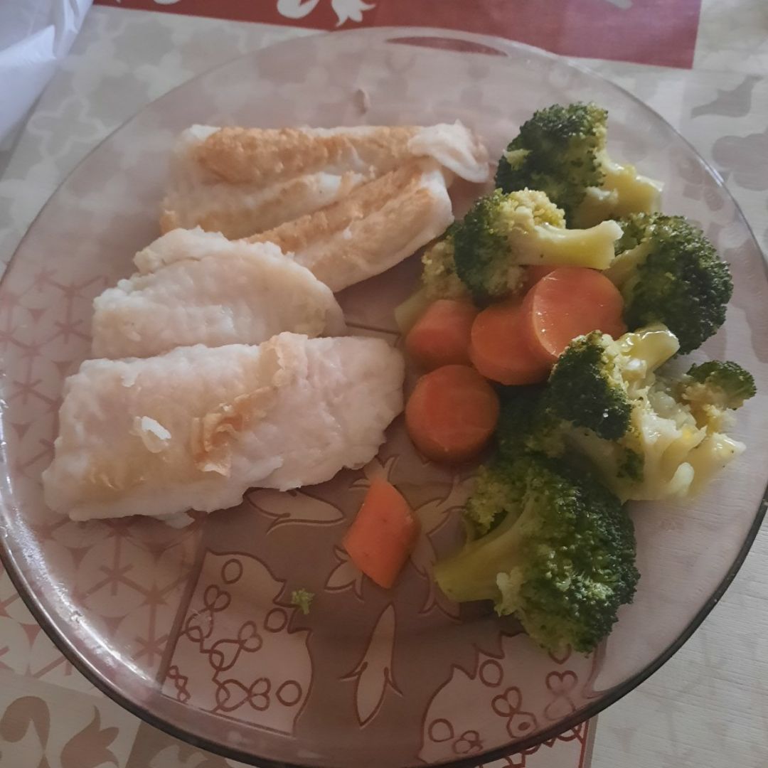 Meluza con verduras Meluza con verduras