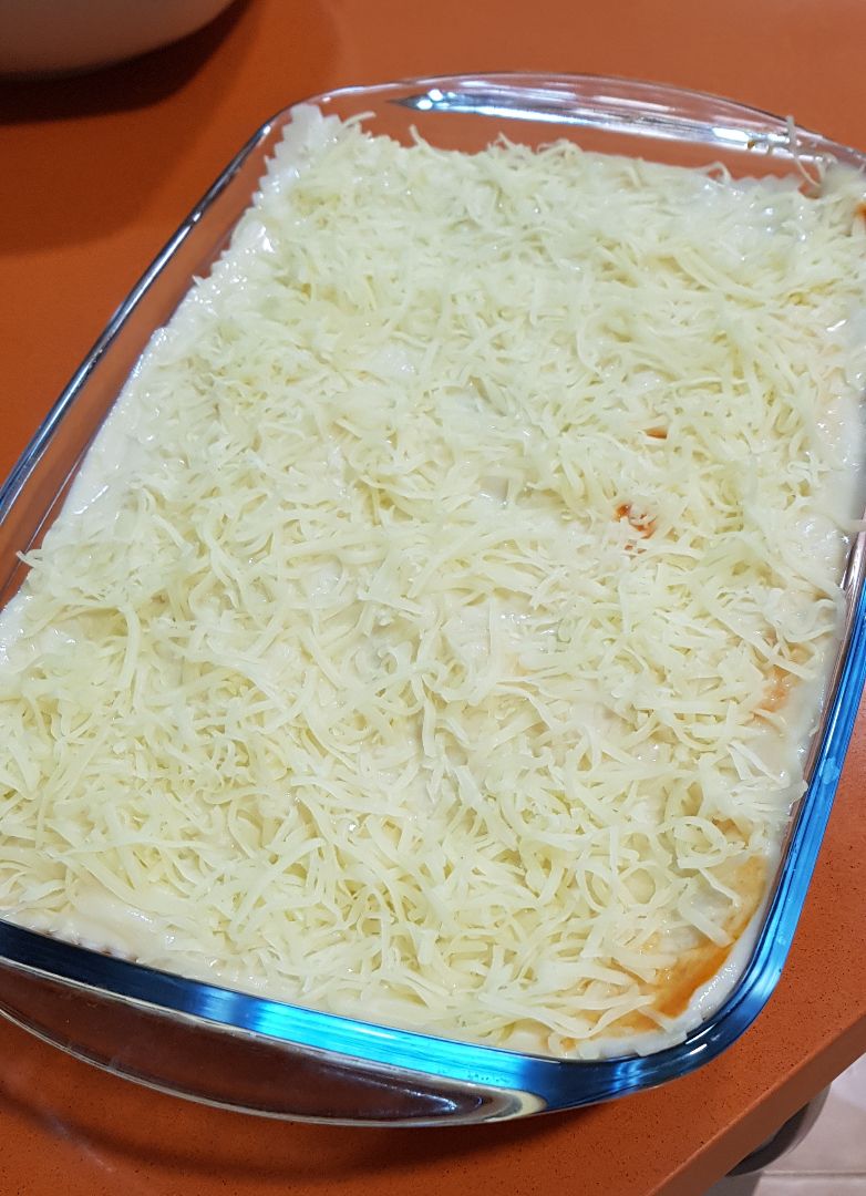 Lasaña con ternera y berenjena  Paso 3