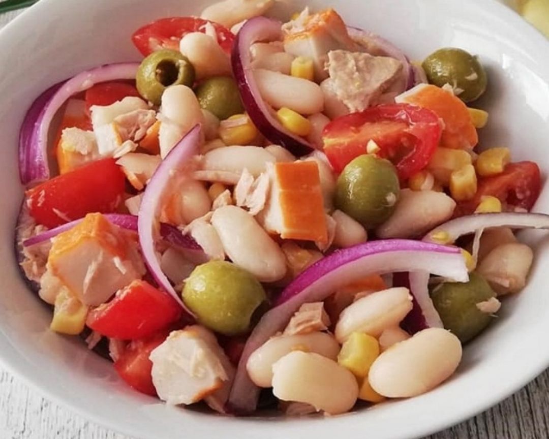 Ensalada de judía blanca Ensalada de judía blanca