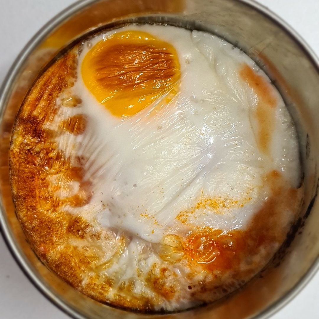 Cena expréss (huevos al plato ) Paso 2 Cena expréss (huevos al plato ) Paso 2