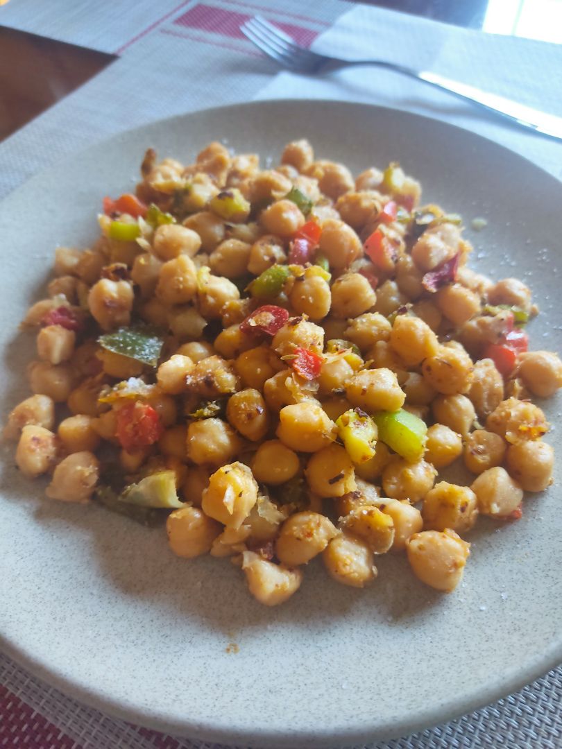 Garbanzos con verduras
