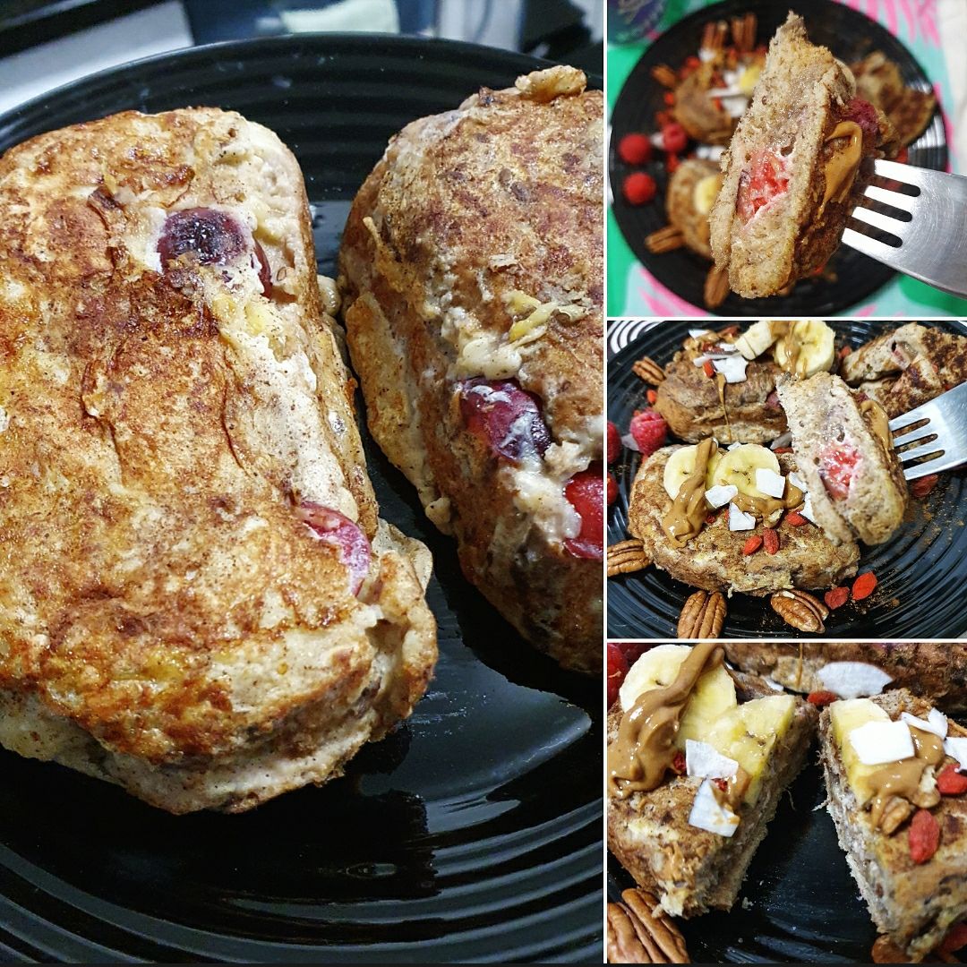 TOSTADAS FRANCESAS RELLENAS DE FRUTA TOSTADAS FRANCESAS RELLENAS DE FRUTA