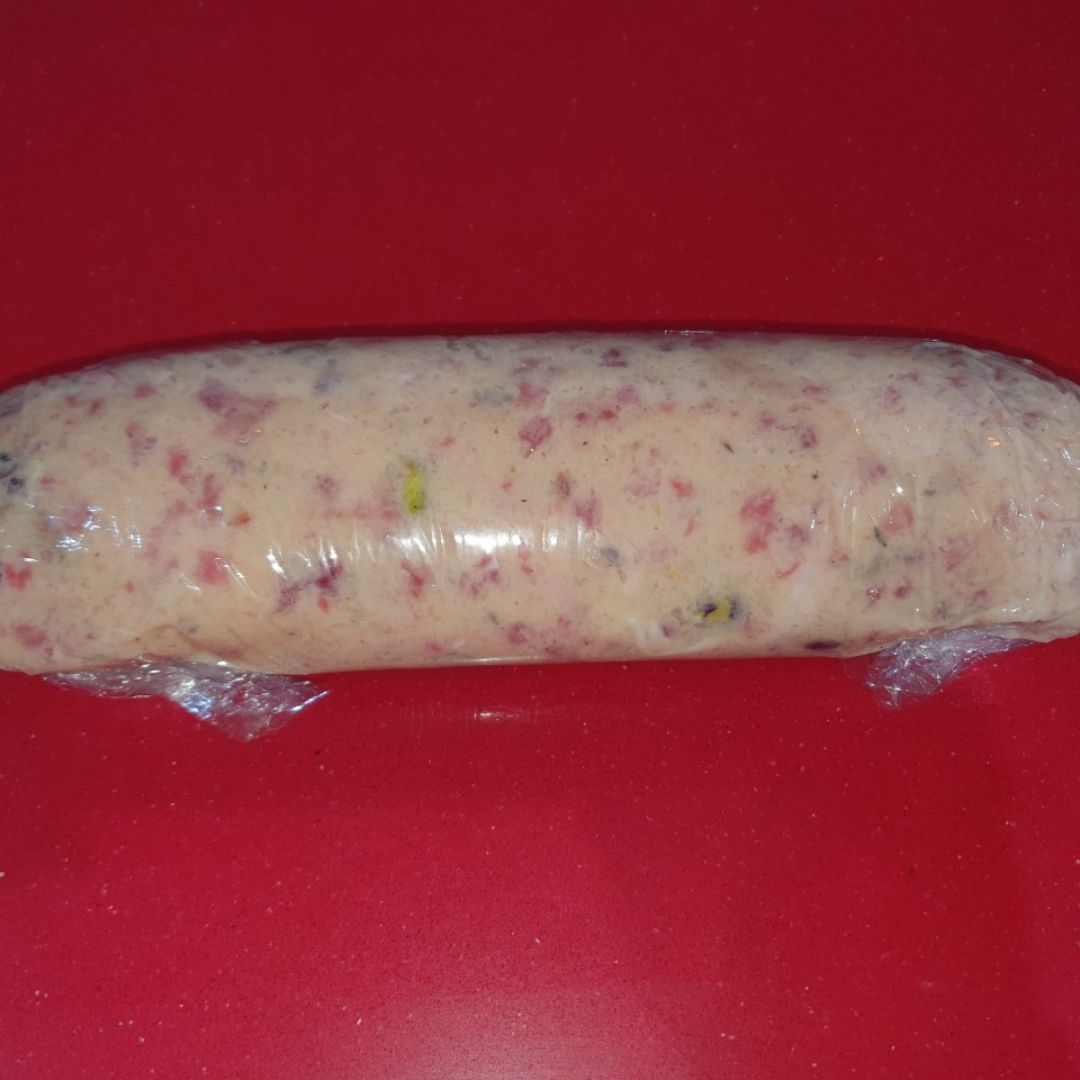 Fiambre de pollo y pistachos Paso 4 Fiambre de pollo y pistachos Paso 4