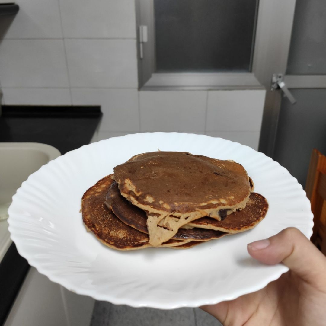Tortitas con chocolate Tortitas con chocolate