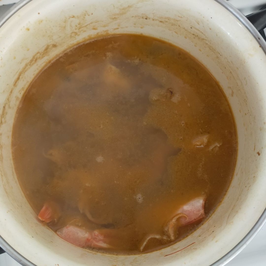 Bacalao con gambas Paso 0 Bacalao con gambas Paso 0