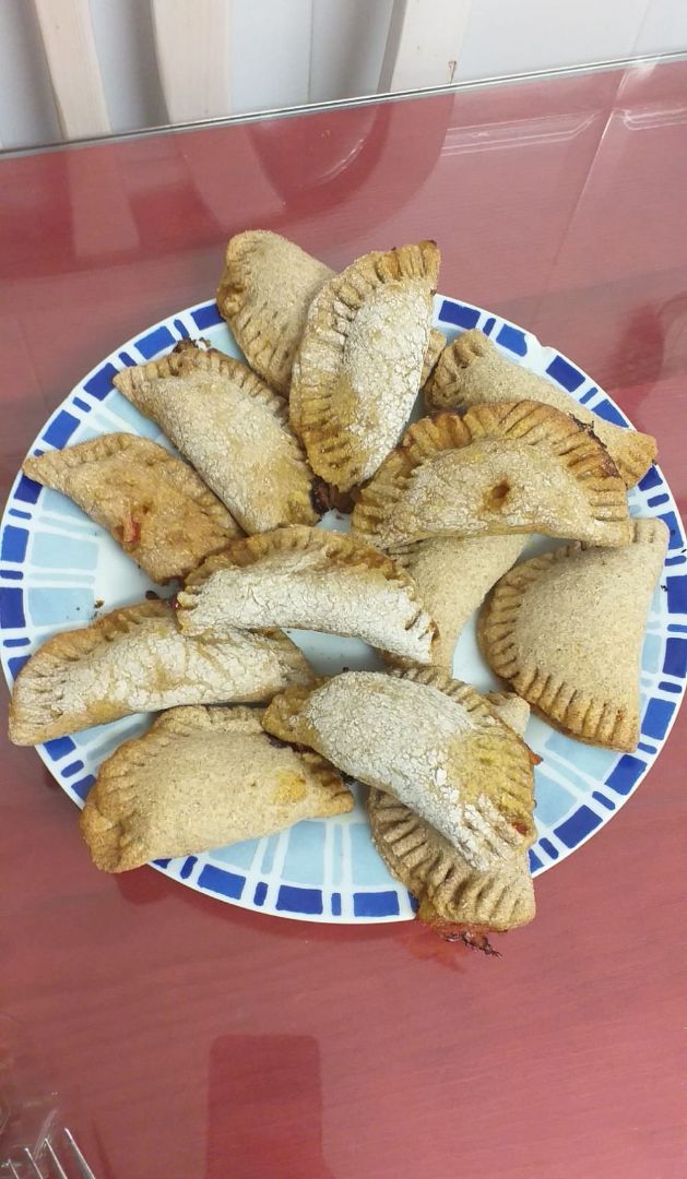 🥟 Empanadillas integrales de verduritas al curry 🥟 Empanadillas integrales de verduritas al curry
