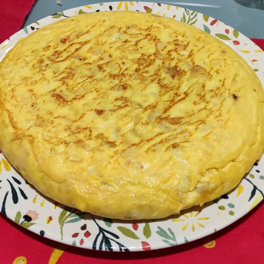 Tortilla de patatas calabacín y cebolla Tortilla de patatas calabacín y cebolla