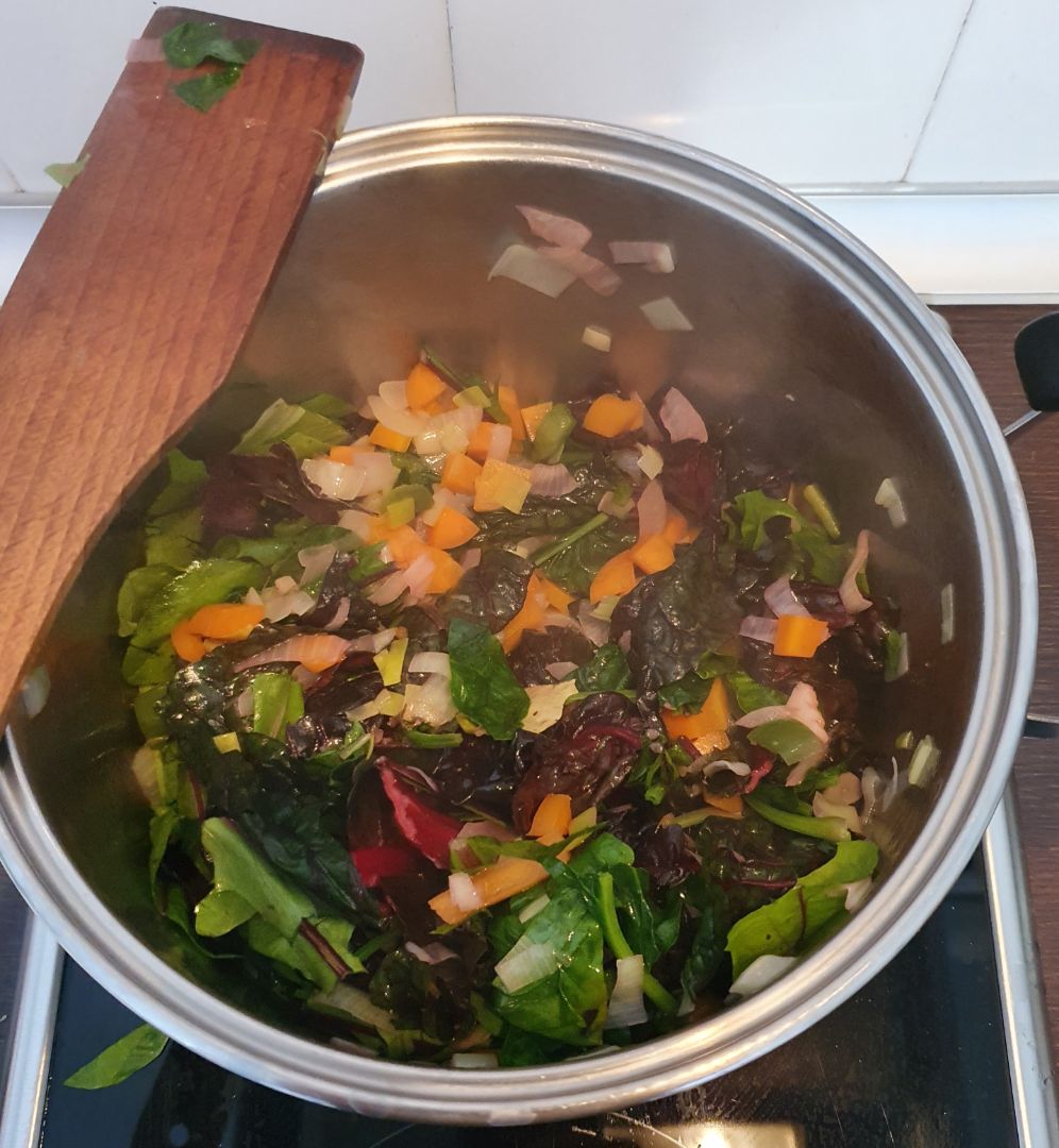 Potaje de garbanzos vegano. Paso 2 Potaje de garbanzos vegano. Paso 2