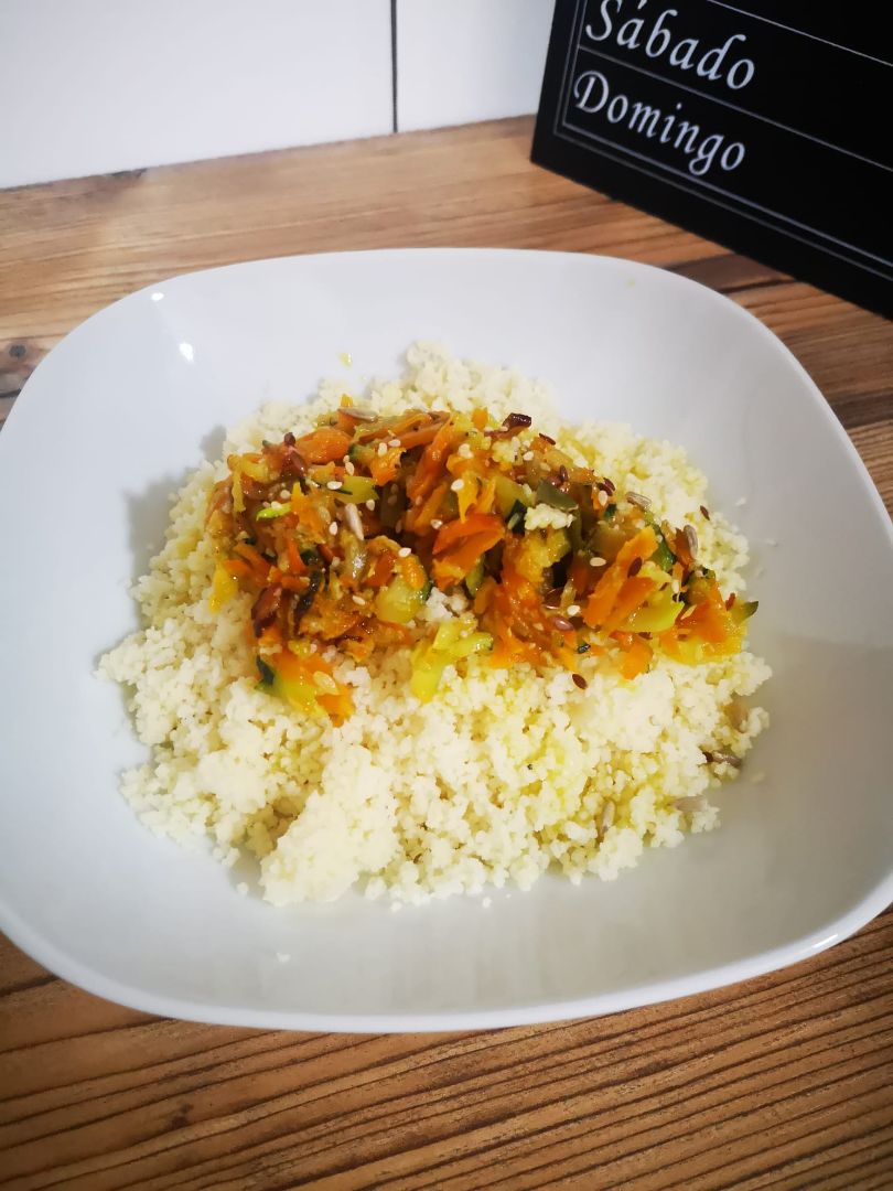 Cous cous con verduras Cous cous con verduras