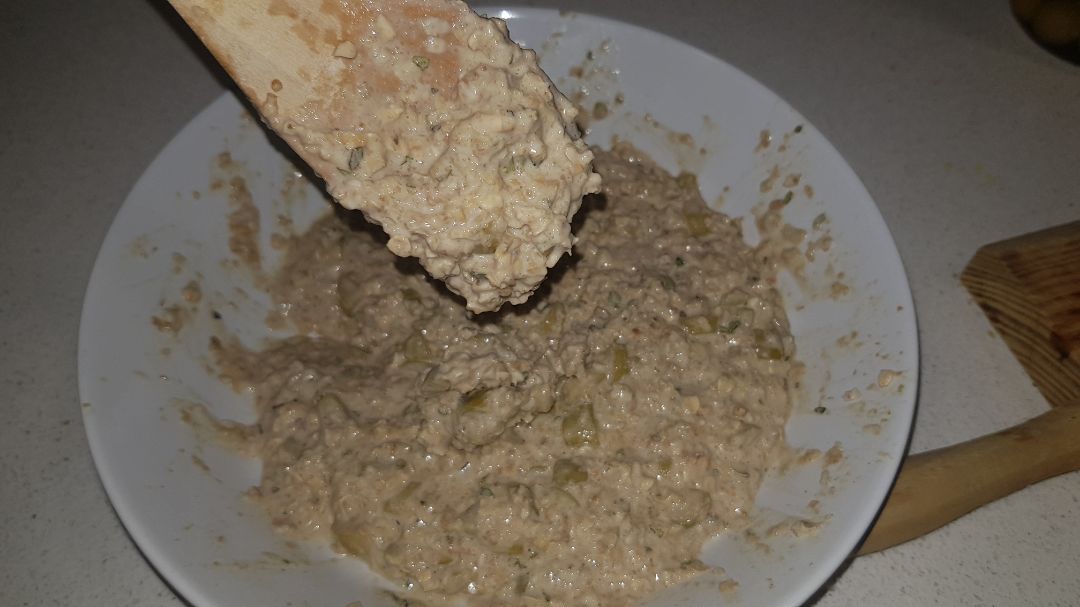 Pizza con base de avena Paso 3